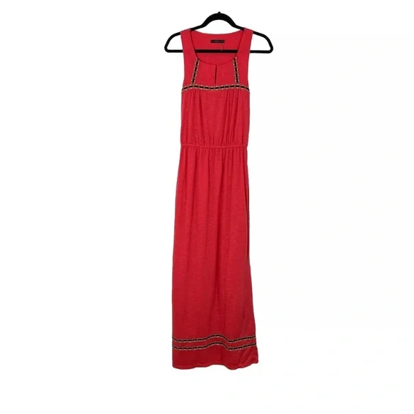 thml sleeveless embroidered dress THML Sleeveless Dress in Pink main image 0